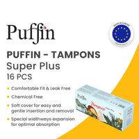 Puffin - Tampons - Super Plus -16 pcs