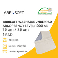 Abri Soft - Washable - Under Pad - 75 x 85 cm - 01 piece