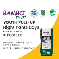 Bambo Dreamy Night Pants - Boys - 8-15 Years/35-50kgs - 10 pieces