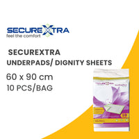 SecureXtra - Disposable - Under Pad - 60 x 90 cm - 10 pieces
