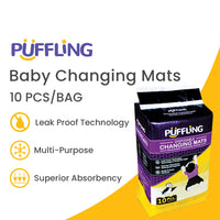 Puffling - Baby Changing Mats - Disposable - 40 x 67 cm - 10 pieces