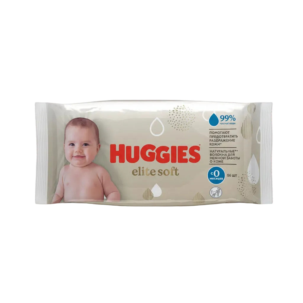 HUGGIES - Baby Wipes Elite Soft - 56 Wipes