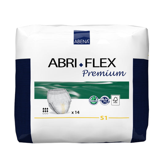 ABRI-FLEX PREMIUM - Pull Up Diapers - Small - 60 - 90 cm- 14 pieces