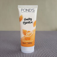 Pond's - Healthy Hydration Gel Facial Cleanser For Glowing Smooth Skin - Orange - With 100% Natural Origin Orange Extract &  Vitamin C - 100ml