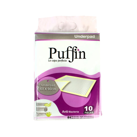 Puffin - Disposable - Underpad - 60 x 90 cm - 10 pieces