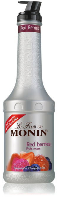 Monin - Red Berry Purée - Fruit Mix Puree - 1 Liter - Le Fruit De Monin