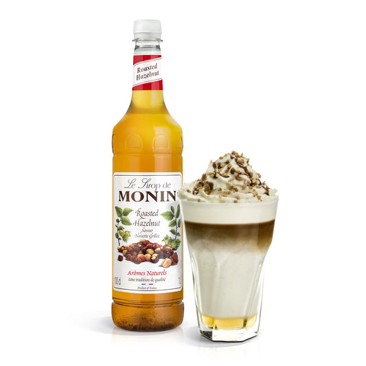 Monin - Roasted Hazelnut Syrup - 1000ml - Le Sirop De Monin