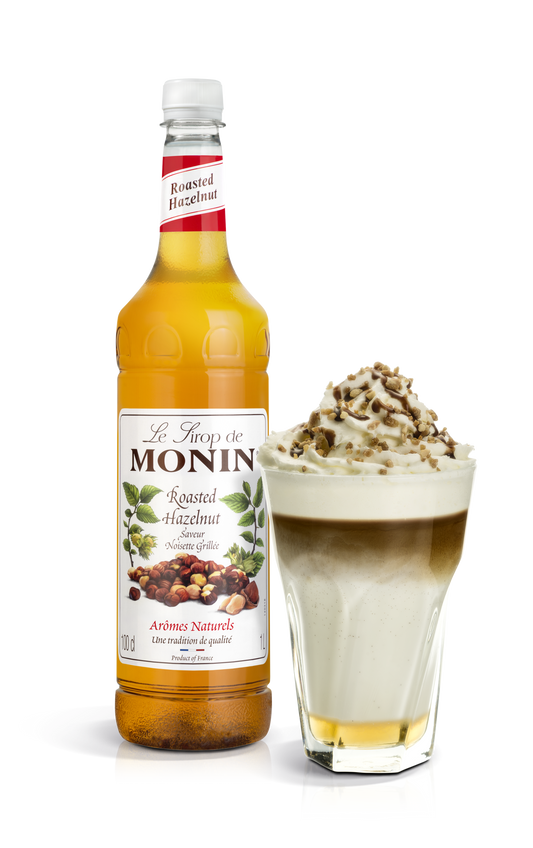 Monin - Roasted Hazelnut Syrup - 1000ml - Le Sirop De Monin