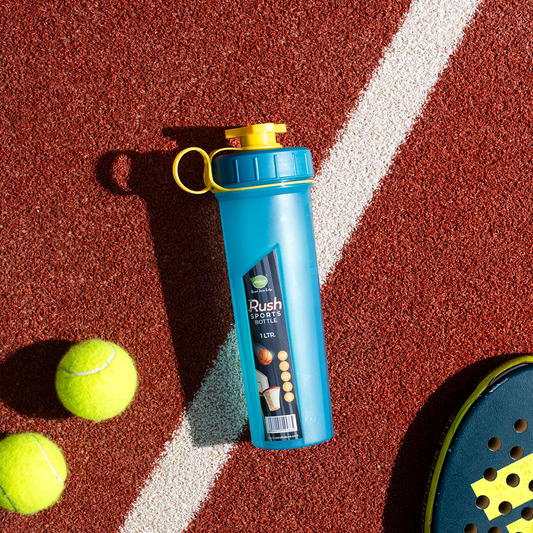 Rush Sports Water Bottle Large Pack of 2 - (1Ltr)