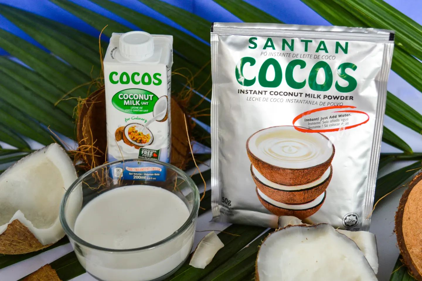 Santan Cocos - Instant Coconut Milk Powder - 50g - 144 Pcs (1 CTN)