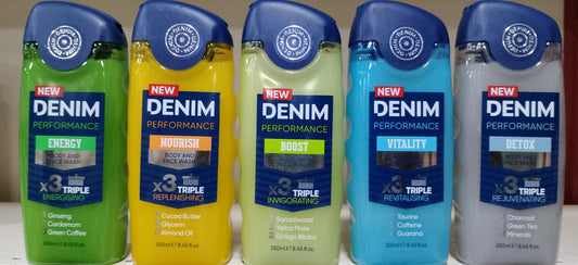 Denim - Performance - Body & Face Wash - Boost - 250ML