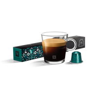 Nespresso - World Explorations - Stockholm Fortissio Lungo - Coffee Capsule - Sleeve Of 10