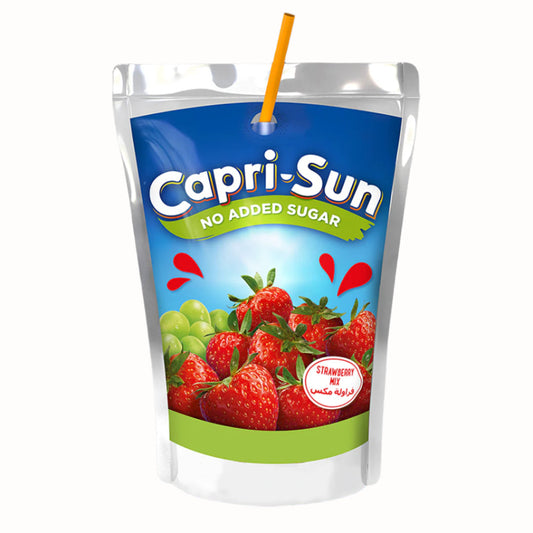Capri-Sun - Strawberry Juice Drink - Pack Of 10 X 200 ml