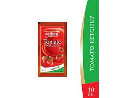 National Tomato Ketchup - 9 gm Sachet Pack - 1 Ctn (510 Pcs)