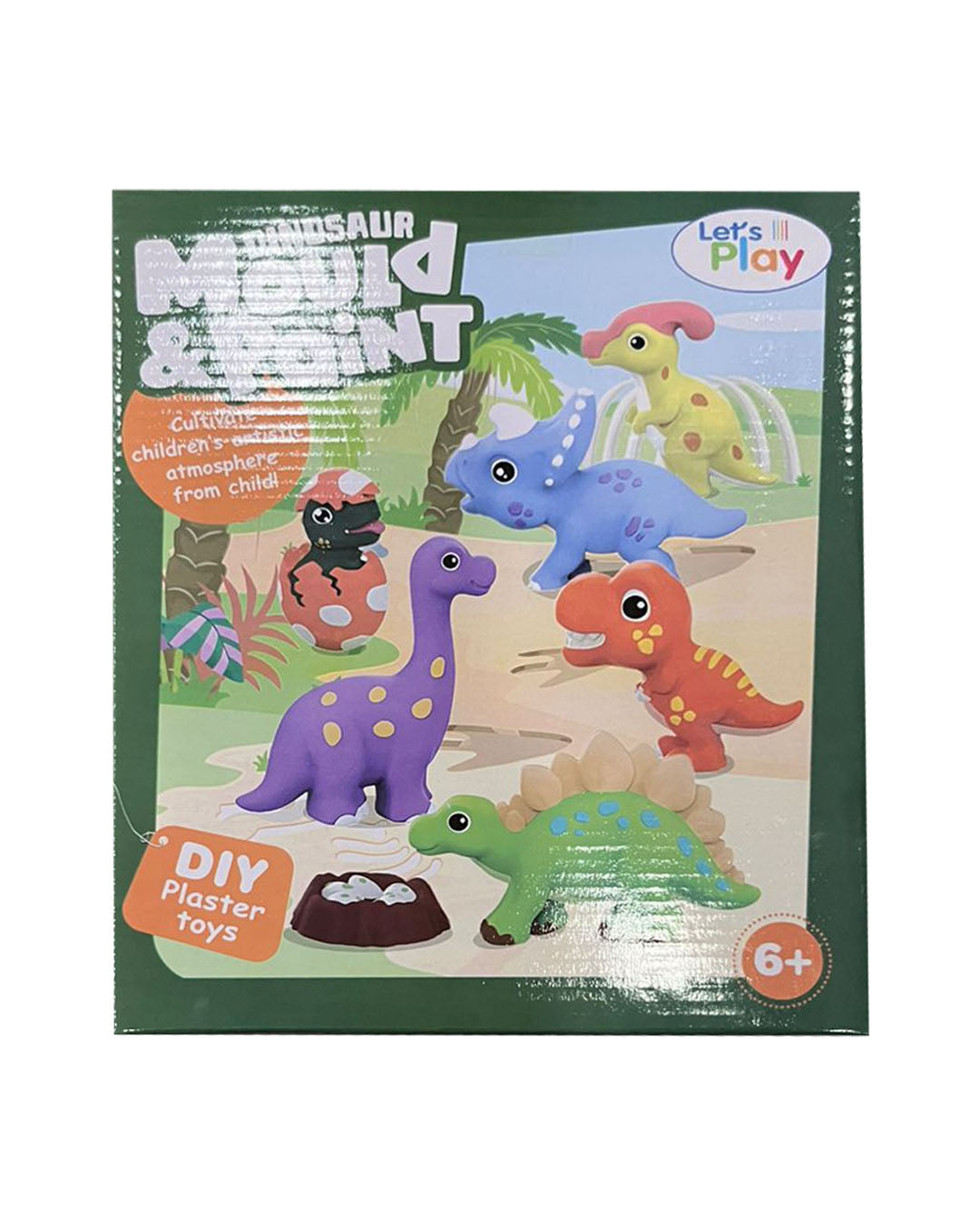 Lets Play Mould & Paint Dinosaur