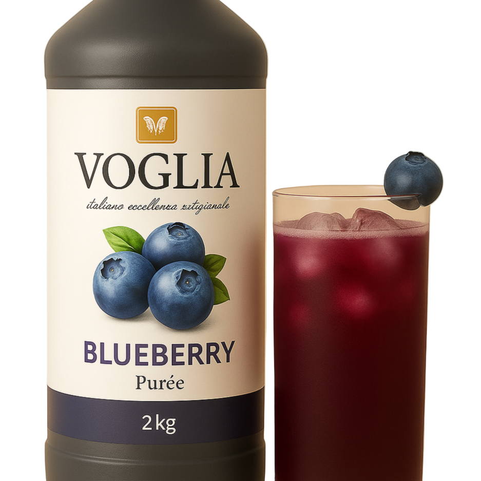 Voglia - Blueberry - Fruit Purees -2 KG