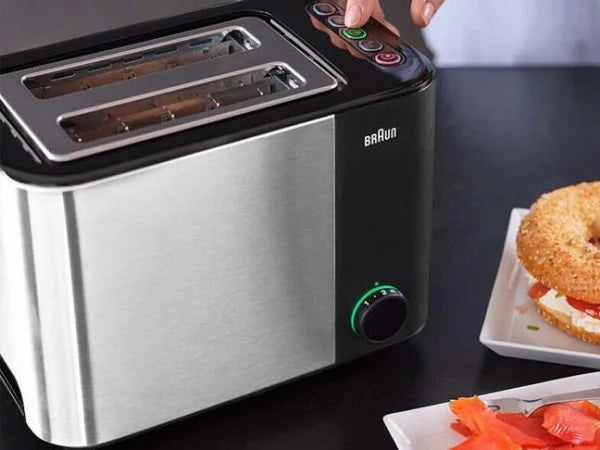 Braun -  IDCollection - Toaster - HT5015 - Stainless Steel - Black