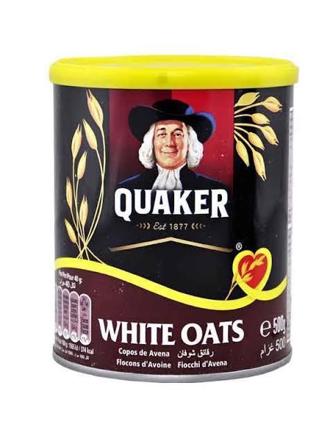 Quaker - White Oats - 500 Grams - Tin
