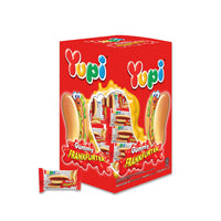 Yupi - Gummy Candies - Gummy Frankfurter - 15 gram - 1 box (72 pcs)