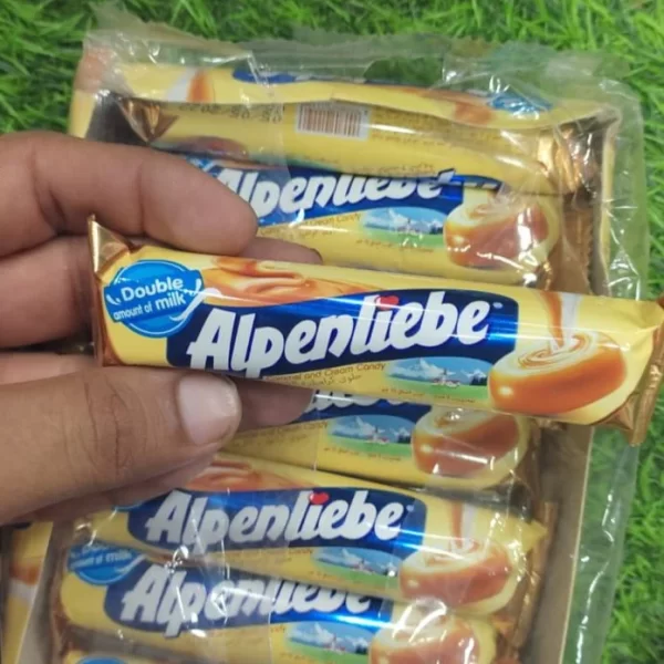 Alpenliebe - Rich Milky Cream & Caramel Candy - 16 rolls (9 pcs per roll) - 28 gm x24 packs - Image 2