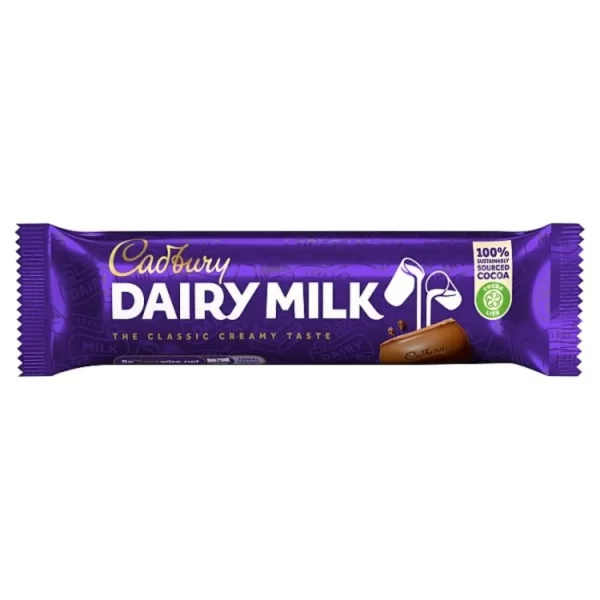 Cadbury Dairy Milk - Milk Chocolate Bar - 48x45g Standard Bars