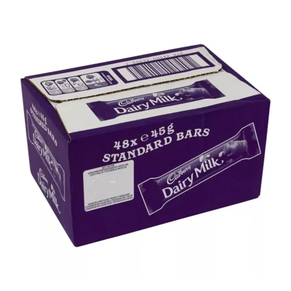 Cadbury Dairy Milk - Milk Chocolate Bar - 48x45g Standard Bars - Image 2
