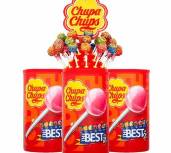Chupa Chups – The Best Of Assorted Flavours – Lollipops – 1440 Gm – 120 Lollipops