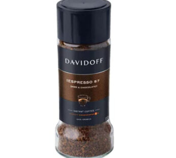 Davidoff – Espresso 57 – Dark and Chocolatey Instant Coffee – 100 gm