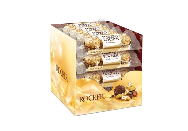 Ferrero Rocher Chocolate - T3 - 37.5 gram - 16 Count (48 Pcs) - Image 2