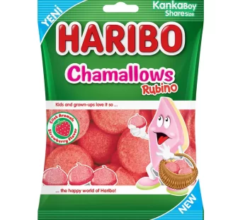 HARIBO – Chamallows – Rubino – 70gm – New – 24 CT