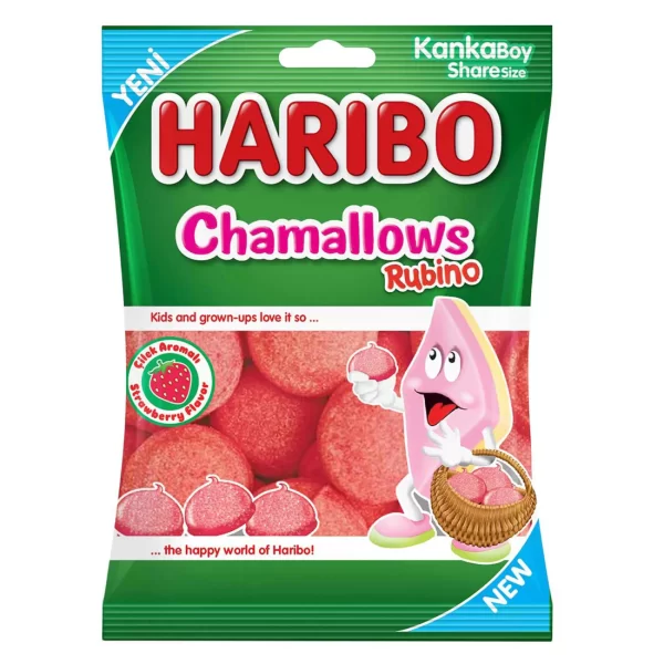 HARIBO - Chamallows - Rubino - 70gm - New - 24 CT