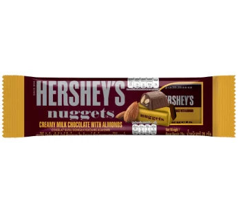 Hershey Nuggets – Creamy Milk Chocolate With Almonds – 24x 28 gram