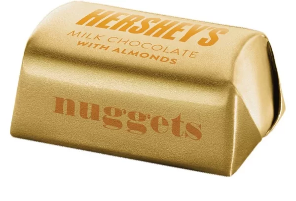 Hershey Nuggets - Creamy Milk Chocolate With Almonds - 24x 28 gram - Image 4
