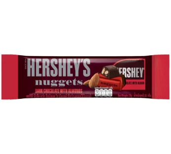 Hershey’s Nuggets – Dark Chocolate With Almond Bites – 24x 28 gram
