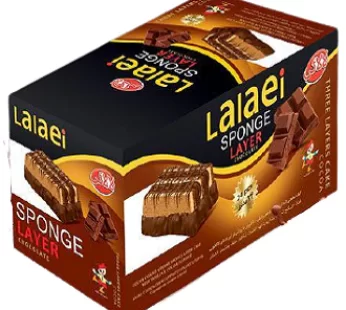 Lalaei – 3 Layer Sponge Cake – Chocolate – Pack of 24