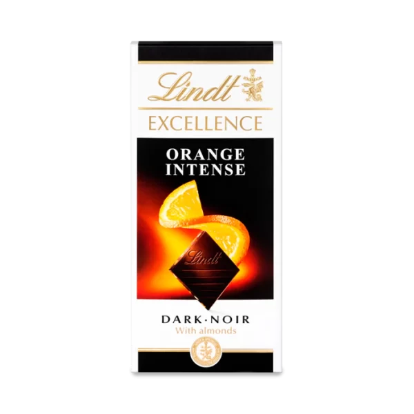 Lindt Excellence - Dark Orange Intense Bar 100g