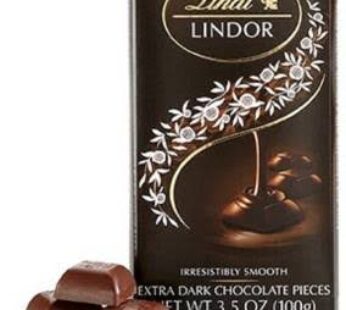 Lindt – Lindor – Extra Dark – Irresistibly Smooth Milk Chocolate – 100g