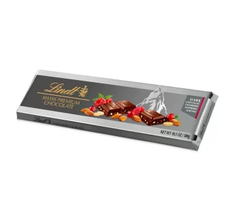 Lindt – Swiss Premium Chocolate – Dark Chocolate Berry Almond – 300 gm