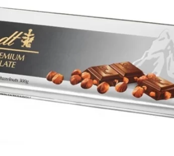 Lindt – Swiss Premium – Dark Chocolate with Hazelnuts – 300 gm