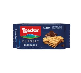 Loacker – Classic Wafer – Chocolate (Cremkakao) – 45gm – 100 CT