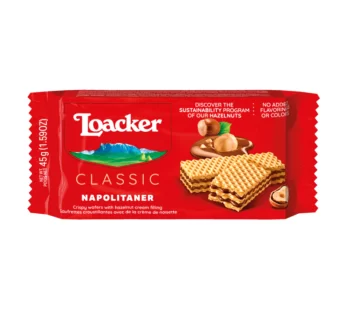 Loacker – Classic Wafer – Napolitaner – 45gm – 100 CT