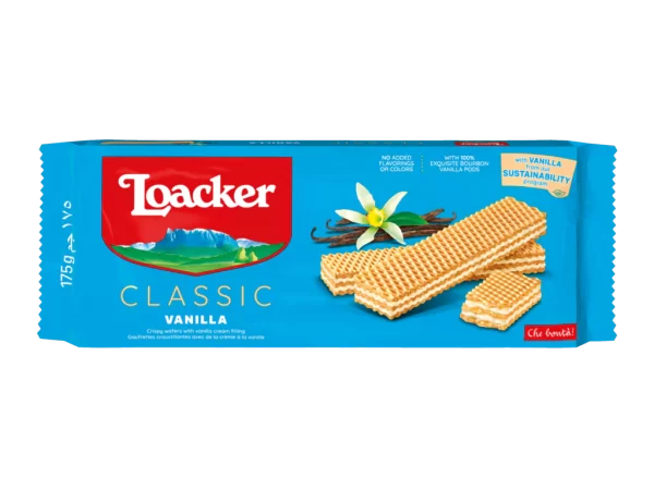 Loacker - Classic Wafer - Vanilla - 175gm - 36 CT - Image 2