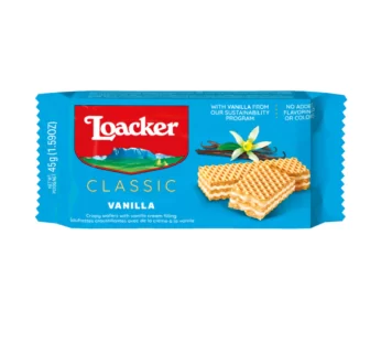 Loacker – Classic Wafer – Vanilla – 45gm – 100 CT