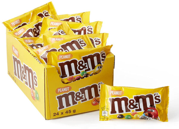 M&Ms - Peanut -Chocolate Candy - 24 Pcs x 45 gm - Image 2