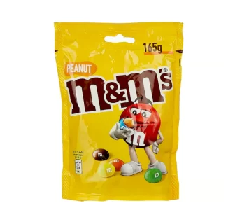 M&M’S – Peanut – Chocolate Candy – 165 gm Pouch Bag