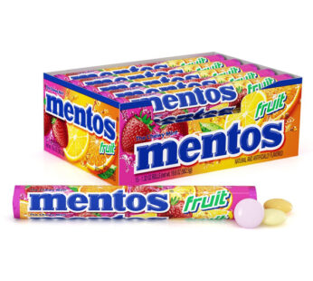 Mentos – Fruit – Chewy Dragees – 37.5g (20 Rolls)