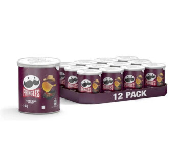 Pringles – Potato Crisps – Texas BBQ – Pop & Go Stack – 40gm (x12)