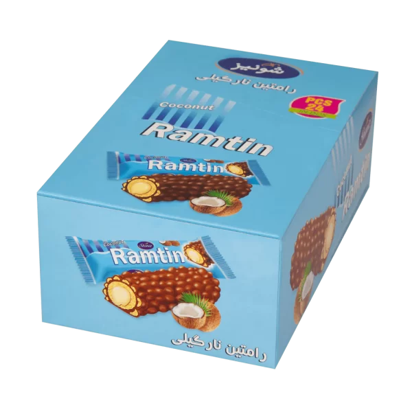 Shoniz Ramtin Chocolate Coated Bar with Filled Coconut Cream Chocolate Bar