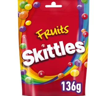 Skittles – Fruits – Chewing Candy – Pouch – 136g