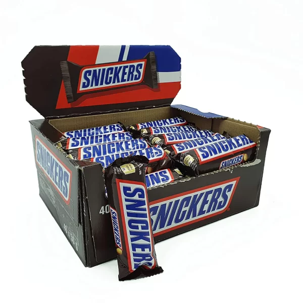 Snickers - Chocolate Candy Bars - 50 gm - Box of 24
